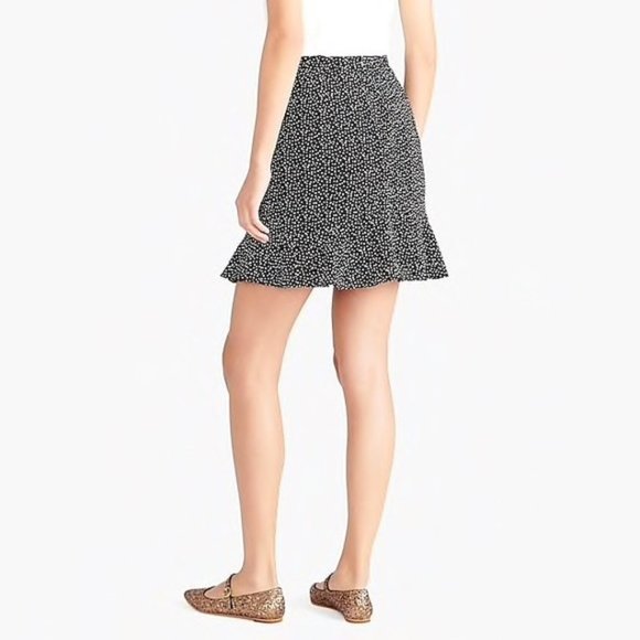 J. Crew printed star mini skirt, black ivory - Picture 10 of 10